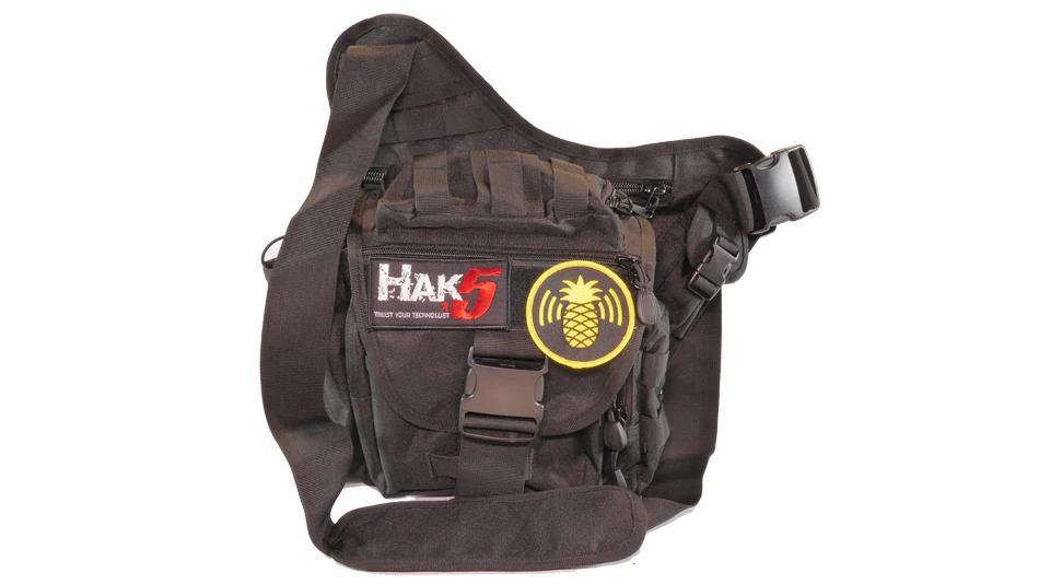 Tactical EDC Shoulder Bag with Morale Patches - Image 4